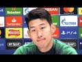 Son Heung Min Full Pre Match Press Conference Tottenham V Man City Champions League