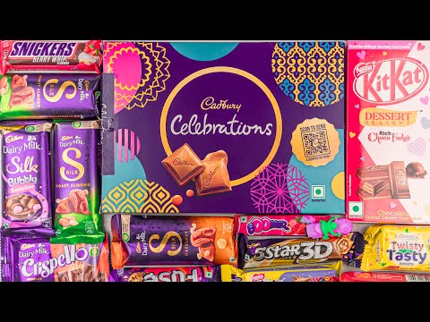 DAIRY MILK SILK, KITKAT, 5STAR 3D, BOOMER, CADBURY CELEBRATIONS,  Mouth Watering video by boobootv