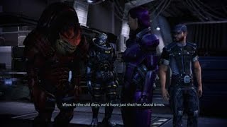 Mass Effect Legendary Edition Wrex in the old days we wouldve just shot her (ME3 citadel DLC)