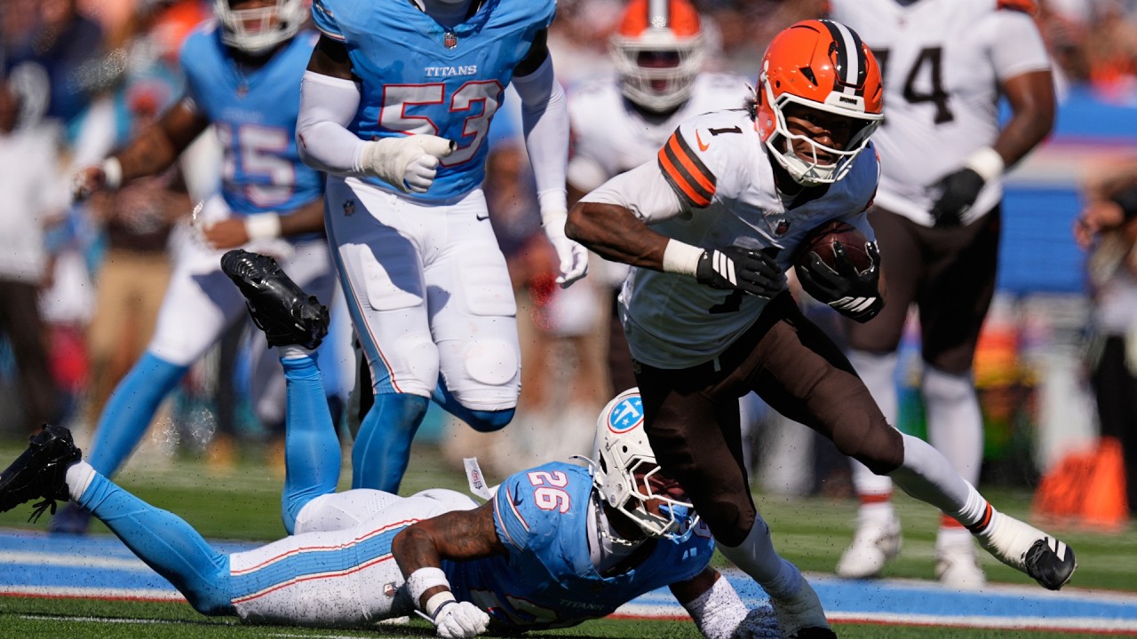 KC Concepcion's best plays from 152-total yard game vs. Titans | Week 7