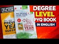 DEGREE LEVEL PSC PYQ BOOK IN ENGLISH