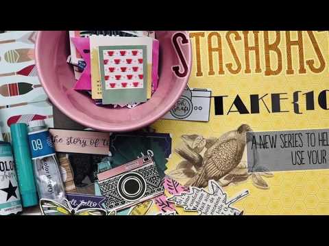 #SBT10  ( June's kit Layout 2) Scrapbook process # 102 #boylayout