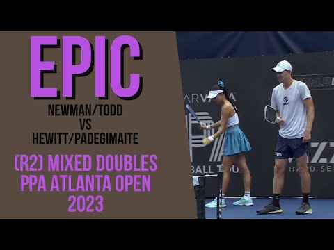 Newman/Todd vs Hewitt/Padegimaite | PPA Atlanta Open 2023 Mixed Doubles
