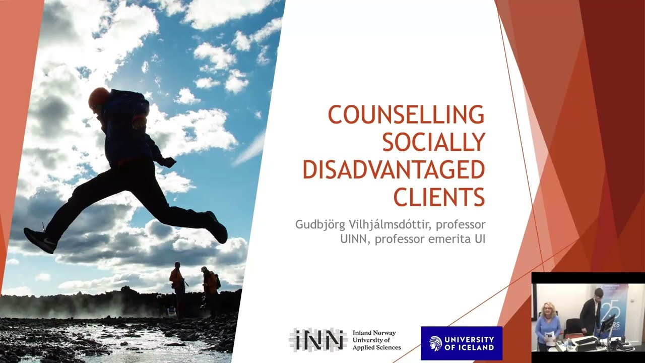 Annual Lecture Counselling Socially Disadvantaged Clients