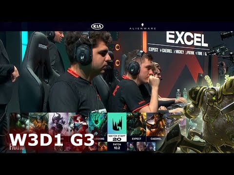 Fnatic vs Excel | Week 3 Day 1 S10 LEC Spring 2020 | FNC vs XL W3D1
