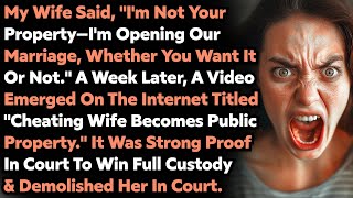 Cheating Wife Asked Open Marriage To Justify Her Affair w/ My Best Friend. I Ghosted Her Audio Story