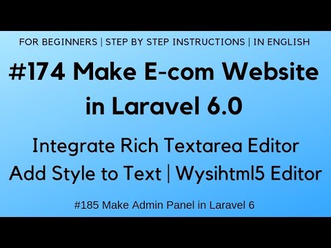 172 Make E com Website in Laravel 6 | Export Products Excel with Headings | Maatwebsite 3 1