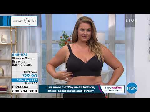 Rhonda Shear Bra with Back Closure