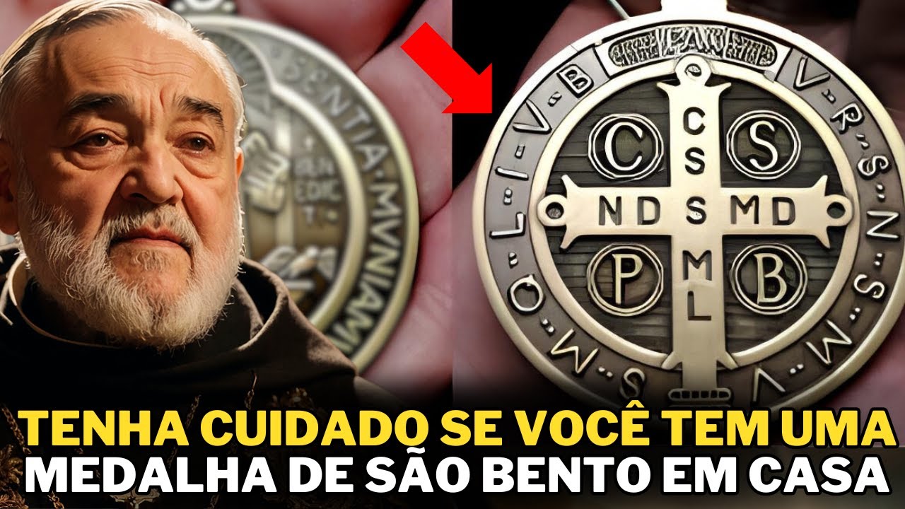 PADRE PIO LANÇA UM ALERTA: O QUE ESPERA AQUELES QUE TÊM UMA MEDALHA DE SÃO BENTO EM CASA