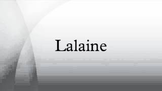 Lalaine