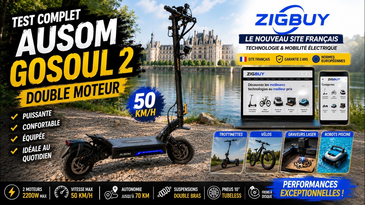 🏆 AUSOM GOSOUL 2 DOUBLE MOTEUR : Une vraie surprise ! ⚡ Test complet