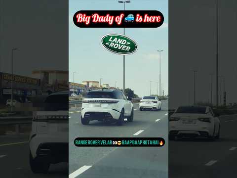 Thumbnail for Road Presence Of Rang Rover Velar||Big Daddy of SUV’s 🚙😎 #shorts #landrover #rangerover #dubai by Car