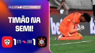 PORTUGUESA 1 (7) X (8) 1 CORINTHIANS | MELHORES MOMENTOS | QUARTAS DE FINAL | PAULISTÃO CASAS BAHIA