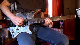 Video thumbnail for Eart W1 Headless guitar with IronGear Rolling Mill pickups by phil zic