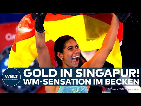 WM KRACHER: Schwimm-Wm 2025 - Anna Elendt holt überraschend Gold über 100 m Brust in Singapur!
