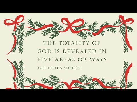 THE TOTALITY OF GOD IS REVEALED IN FIVE ARES OR WAYS 📱