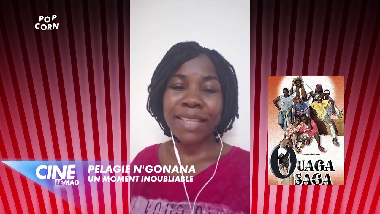 POP CORN - Pélagie N'gonana a vécu un moment inoubliable au cinéma avec OUAGA SAGA !