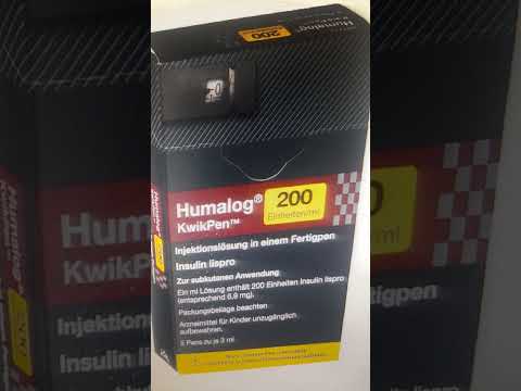 Humalog kwikpen 200 insulin lispro injection, packaging type...