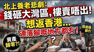 北上養老悲劇：錢砸喺大灣區，樓又賣唔出，想返香港連落腳嘅地方都冇！