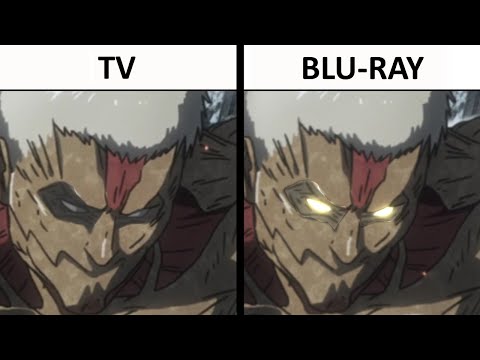 Attack On Titan Season 3 Tv Vs Blu Ray Comparisons