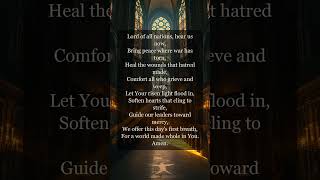 Take 5 Minutes to Pray for World Peace 🕊️ Share & Subscribe | Easter Morning Prayer