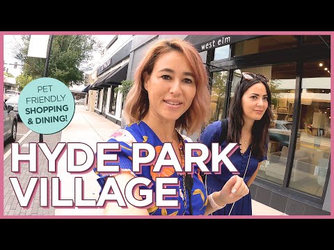 在佛羅里達州坦帕市對狗友好的海德公園村購物和用餐 (Shopping and Dining at the Dog-Friendly Hyde Park Village in Tampa, Florida)