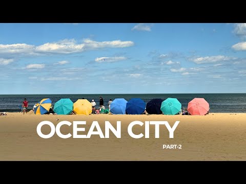 Ocean City Part 2 | Exploring the Beach, Food & Fun! 🌊