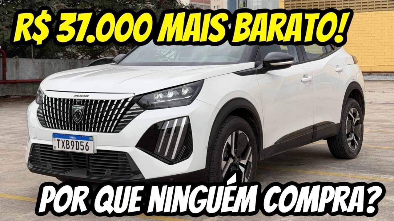 Peugeot 2008 GT - POR QUE NINGUÉM? MELHOR E MAIS BARATO QUE O JEEP AVENGER?