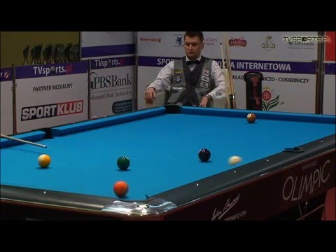 Mistrzostwa Polski w Bilard -Dębica 2015 - 9 bil - Skowerski vs Macioł
