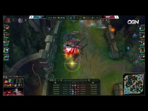 LoL Highlights MVP vs CJ Game 2   LCK Summer 2016 22 06 2016   MVP vs CJ Entus