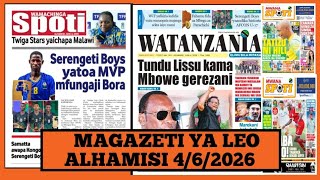 Download lagu Magazeti ya leo Juni 4/2026 alhamisi/magazeti ya michezo leo asubuhi/alhamisi/Simba vs yanga mp3