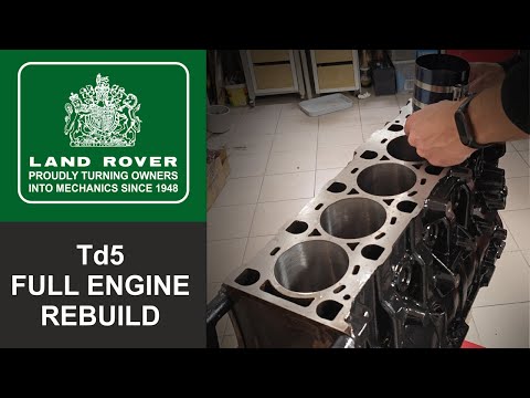 Land Rover Td5 rebuild - full overhaul Discovery & Defender engine