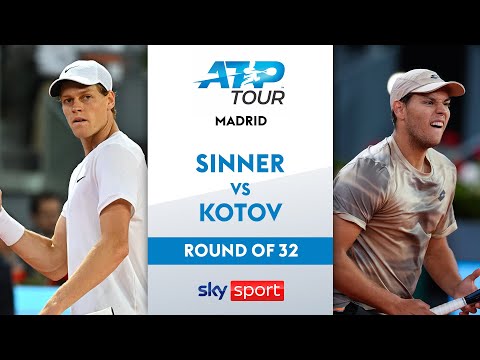 Jannik Sinner vs. Pavel Kotov - Round of 32 | Madrid Open 2024 | Highlights - Sky Sport Tennis
