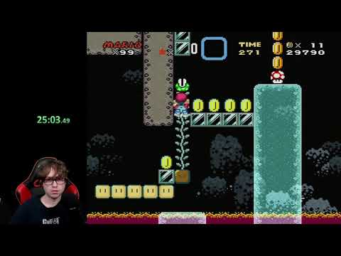 SMW Blind Kaizo Race Week 110 - Glacial Cavern by sio_kedelic