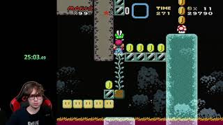SMW Blind Kaizo Race Week 110 - Glacial Cavern by sio_kedelic