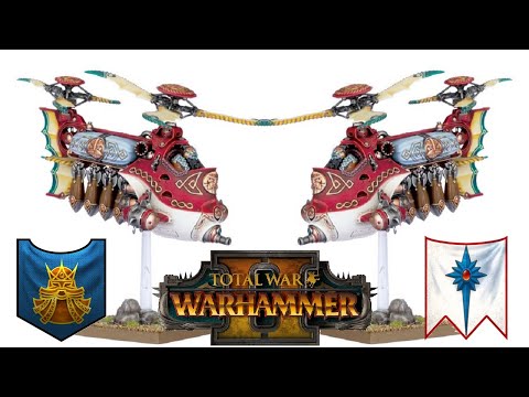 THE DREADED DOUBLE GYROBOMBER - Dwarfs vs High Elves | Total War: Warhammer 2
