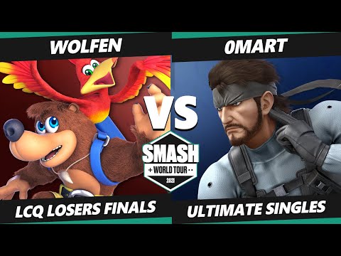 SWT CASO Online Qualifier Match - Wolfen (Banjo, Wolf) Vs. 0mart (Snake) SSBU Ultimate Tournament