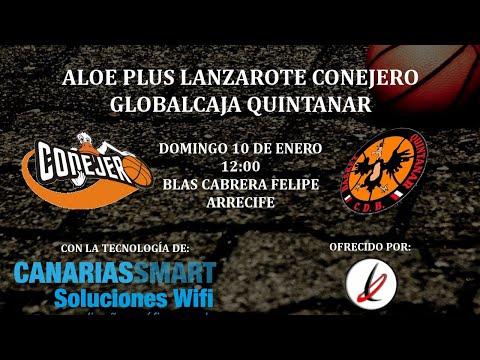 Liga EBA B-A 20/21: Jornada 8: ALOE PLUS LANZAROTE CONEJEROS - GLOBALCAJA QUINTANAR
