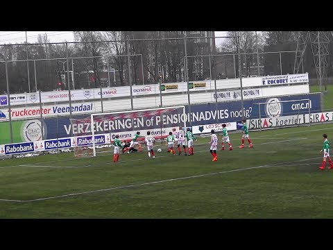Eerste helft DOVO JO13-1 - VV Bennekom JO13-1