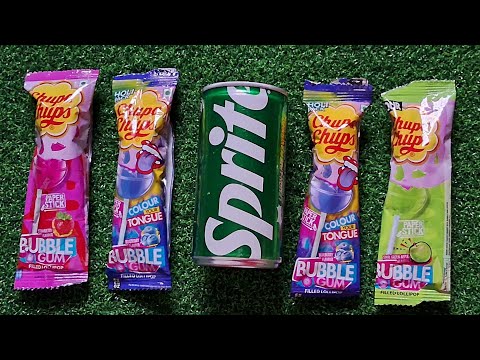 Sprite vs Chupa chups lollipop 🍭 😋