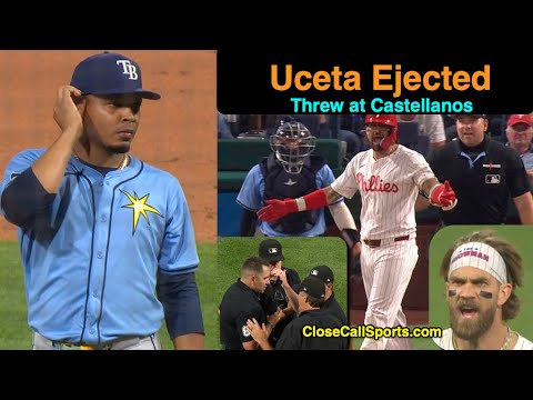 E169 - Edwin Uceta Ejected After Throwing at Nick Castellanos as James Hoye Opts for Auto-Eject