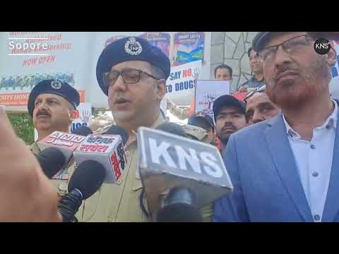 Drug-free Jammu and Kashmir campaign is turning into a mass movement with participation. All sections of society are joining hands against drug abuse. We will continue awareness drives, mobilise communities, and protect youth from addiction through sustained collective efforts: SSP Sopore #IftkharTalib.