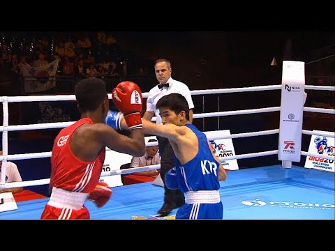 Round of 32 (52kg)  IBRAHIM OMAR Salah (GER) vs JO SEHYEONG (KOR) /AIBA World 2019
