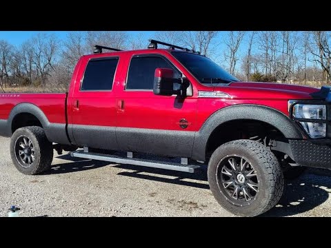 Line-X Rocker Panels, Fender Flare and Tailgate on the 2014 F250 Superduty