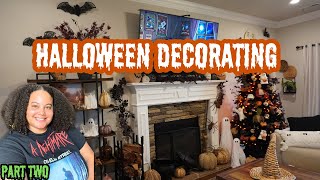 Halloween Living Room MAKEOVER! 🎃