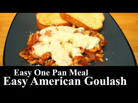 Easy American Goulash One Pan Meal | Beef Recipe | Dinner Ideas | The Southern Mountain Kitchen