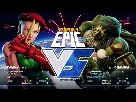 Ranked STREET FIGHTER V - DannyMatrix (Cammy) v Prime (Dhalsim)