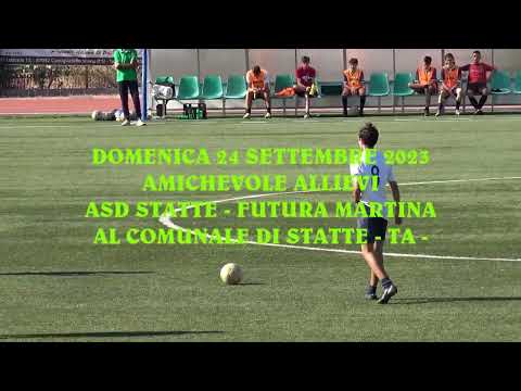 24-09-2023 AMICHEVOLE ALLIEVI ASD STATTE - FUTURA MARTINA  4-2