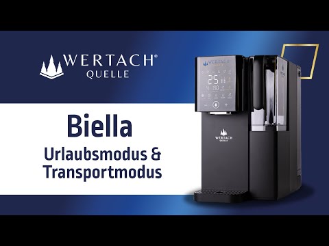 WERTACH Quelle Biella - Urlaubsmodus & Transportentleerung