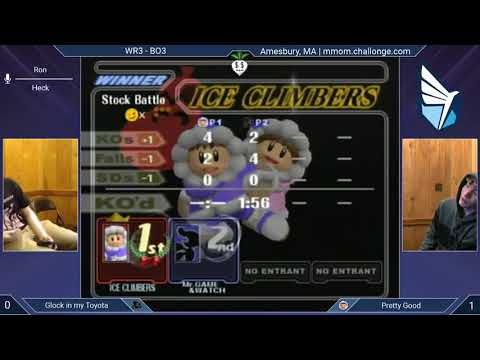 MMOM145 SSBM - glock in my toyota (Mr. Game & Watch) vs. Pretty Good (Ice Climbers) - Melee WR3